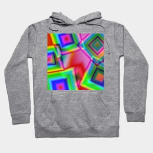 multicolored rainbow abstract texture art Hoodie